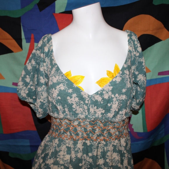 Free People Boho long dress - Picture 2 of 4